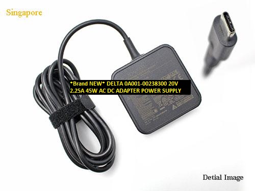 *Brand NEW* DELTA 0A001-00238300 20V 2.25A 45W AC DC ADAPTER POWER SUPPLY